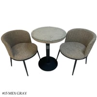 طقم طاوله وكرسيين عدة الوان