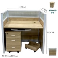 مكتب استقبال 100 او 120 سم عدة الوان