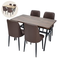 طقم طاولة طعام 4 كراسي عدة الوان