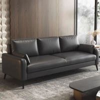 كنب مكتبي جلد فخم عدة مقاسات