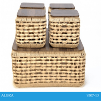 طقم طاولات وسط ريفي