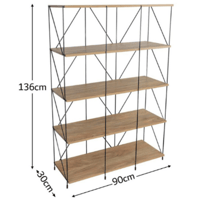 رف تخزين عدة أرفف والوان