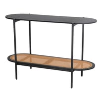 مدخل 120 سم راتان اسود