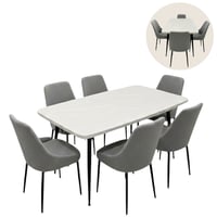 طقم طاولة طعام رخام 4و6 كراسي