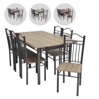 طقم طاولات طعام 6و4كراسي عدة الوان