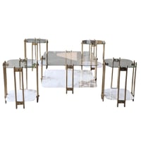 طقم طاولات خدمة استيل مودرن