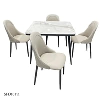 طقم طاولات طعام 4 اشخاص عدة الوان