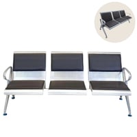 كراسي انتظار ثلاثي جلد عدة ألوان