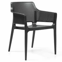 طقم 4 كراسي خارجية لون أسود