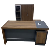 طقم مكتب مع سكرتارية 140 سم