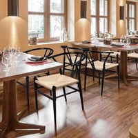 كرسي بوهيمي أسود