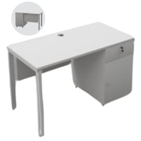 مكتب مع ادراج 100و120 سم