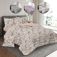 طقم مفارش مضغوط 6 قطعه عدة ألوان