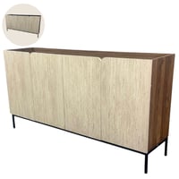 بوفيه خشب عدة ألوان