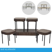 طقم طاولات مجلس عدة الوان