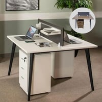 وحدة عمل شخصين بني وابيض