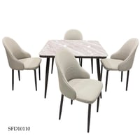 طقم طاولات طعام 4 اشخاص عدة الوان