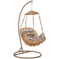 مرجيحة مع مخدة لون بيج