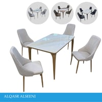 طقم طاولات طعام رخام عدة الوان