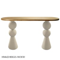 طاولة مدخل خشب عدة ألوان