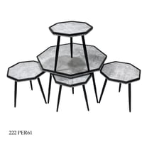 طقم طاولات خدمة عدة ألوان