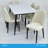 طقم طاوله طعام بورسلان 6و4 كراسي