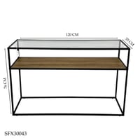 مدخل مودرن زجاج وخشب عدة ألوان