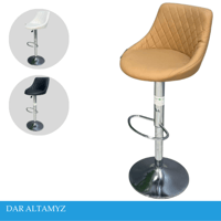 كراسي بار جلد مودرن عدة الوان