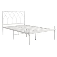 سرير أبيض مقاس 120*190 سم