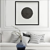 لوحة فنية أسود وأبيض