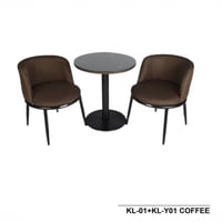 طاولة مع كرسيين كوفي