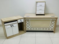 طقم مكتب مقاس 1.40 cm لون خشبي