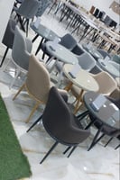 طقم طاولة وكرسيين أزرق