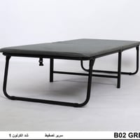 سرير رصاصي يطبق مع اسفنج