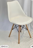 كراسي مع مقعد ارجل خشب