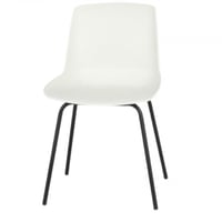 طقم 4 كراسي فايبر أبيض