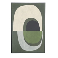 لوحة فنية لون أخضر