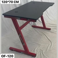 طاولة قيمنق مقاس 120و140 سم أحمر