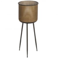 مركن زرع وسط لون بني