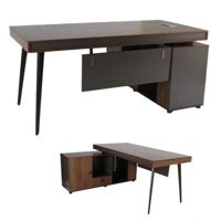 مكتب خشب زاوية مقاس 160 سم