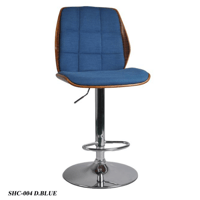 كرسي بار جلد مع خشب فخم عدة ألوان