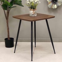 طاولة كوفي بتصميم مربع لون كوفي