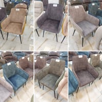 طقم 2 كراسي عصرية عدة ألوان