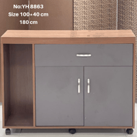 طقم مكتب عمل وسكرتارية مقاس 160 سم جملي