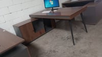 مكتب خشب زاوية مقاس 160 سم