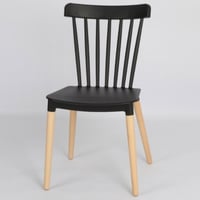 طقم 4 كراسي لون أسود