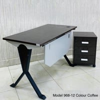 مكتب 120و140و160 سم لون كوفي