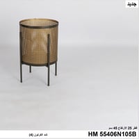 مركن زرع قصير حجم وسط لون بني