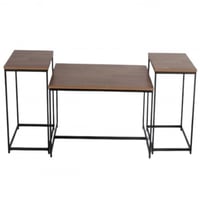 طقم طاولة خشبي