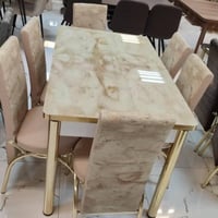 طقم طاولة طعام وست كراسي تركي